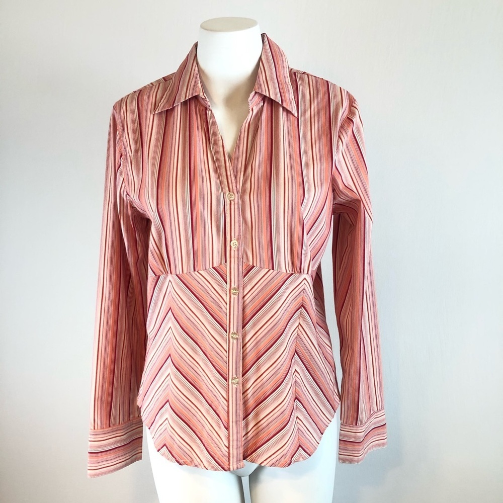 Tailor B. Moss Stretch Strip Button Down